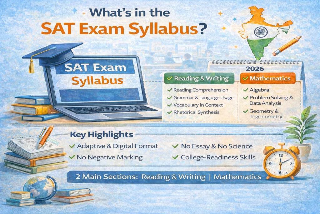 sat exam syllabus 
